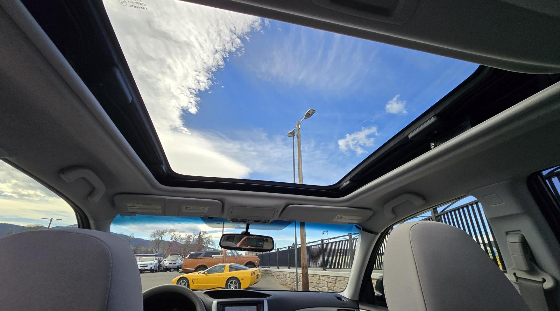 2012 Grey /White Subaru Forester 2.5X Premium (JF2SHADCXCH) with an 2.5L H4 SOHC 16V engine, 4-Speed Automatic transmission, located at 450 N Russell, Missoula, MT, 59801, (406) 543-6600, 46.874496, -114.017433 - Great Miles. Only 95K. Very Clean AWD Forester. 2.4L H4 Engine. Automatic Transmission. Huge Sunroof. Power Drivers Seat. Heated Front Seats. AM FM Bluetooth. Air. Cruise. Tilt. Power Windows and Locks. Rubber is Like New. We Finance through local Credit Unions. We do NOT offer In House (Buy Her - Photo#16