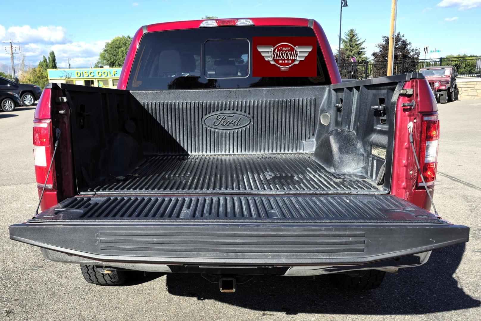 2018 Red /Black Ford F-150 XLT SuperCrew 5.5-ft. Bed 4WD (1FTEW1EP4JF) with an 2.7L V6 DOHC 24V engine, 6A transmission, located at 450 N Russell, Missoula, MT, 59801, (406) 543-6600, 46.874496, -114.017433 - consignor says get it gone !! super sale price 17995 !! Gorgeous Ford 1/2 Ton Pickup. 2.7L Turbo V6 Engine. Automatic Transmission. Power Heated Leather Seats. Bed Liner. Running Boards. Air Cruise. Tilt. Power Rear slide Window. Navigation. Bluetooth Audio and Phone. Backup Camera. Park Assist. - Photo#5