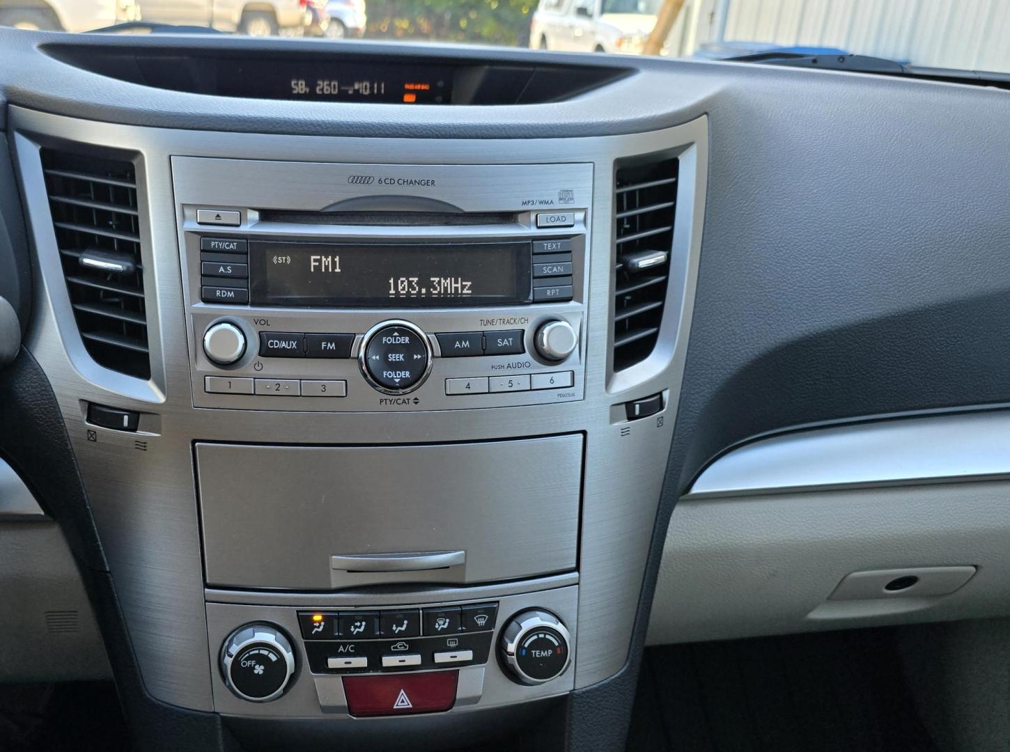 2011 Green /White Subaru Outback 2.5i Premium (4S4BRBFC2B3) with an 2.5L H4 DOHC 16V engine, Continuously Variable Transmisson transmission, located at 450 N Russell, Missoula, MT, 59801, (406) 543-6600, 46.874496, -114.017433 - Photo#7
