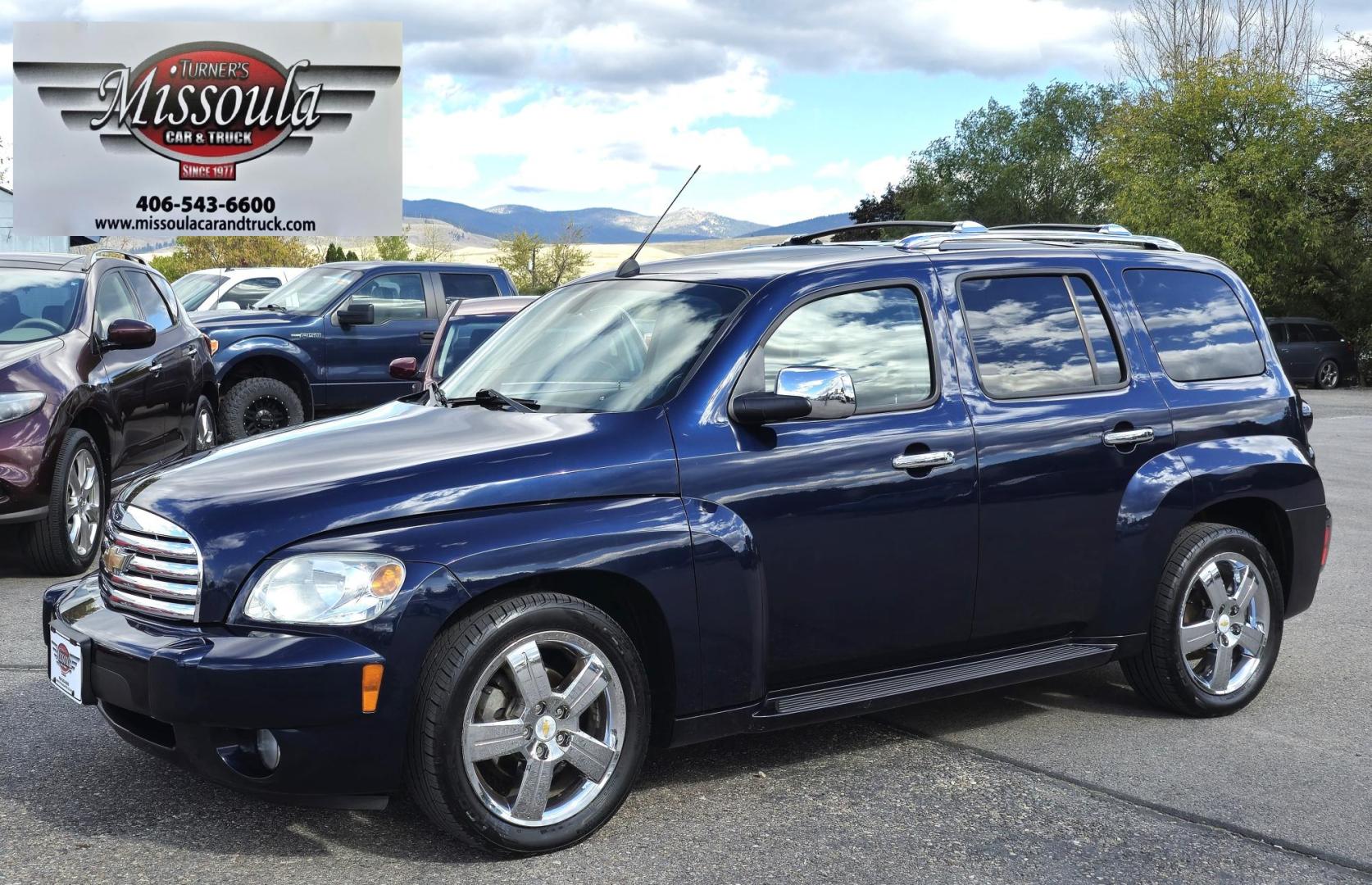 2010 Blue /Black Chevrolet HHR LT1 (3GNBACDV2AS) with an 2.4L L4 DOHC 16V FFV engine, 4-Speed Automatic transmission, located at 450 N Russell, Missoula, MT, 59801, (406) 543-6600, 46.874496, -114.017433 - Photo#2