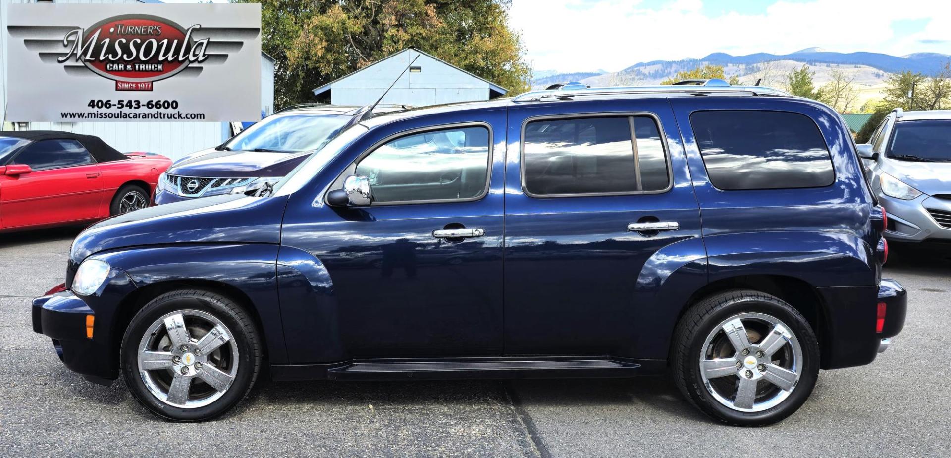 2010 Blue /Black Chevrolet HHR LT1 (3GNBACDV2AS) with an 2.4L L4 DOHC 16V FFV engine, 4-Speed Automatic transmission, located at 450 N Russell, Missoula, MT, 59801, (406) 543-6600, 46.874496, -114.017433 - Photo#0