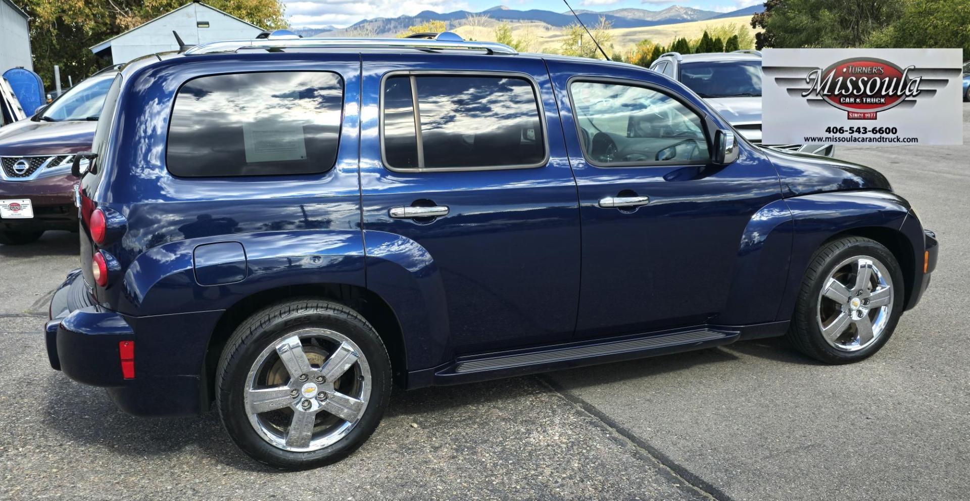 2010 Blue /Black Chevrolet HHR LT1 (3GNBACDV2AS) with an 2.4L L4 DOHC 16V FFV engine, 4-Speed Automatic transmission, located at 450 N Russell, Missoula, MT, 59801, (406) 543-6600, 46.874496, -114.017433 - Photo#1
