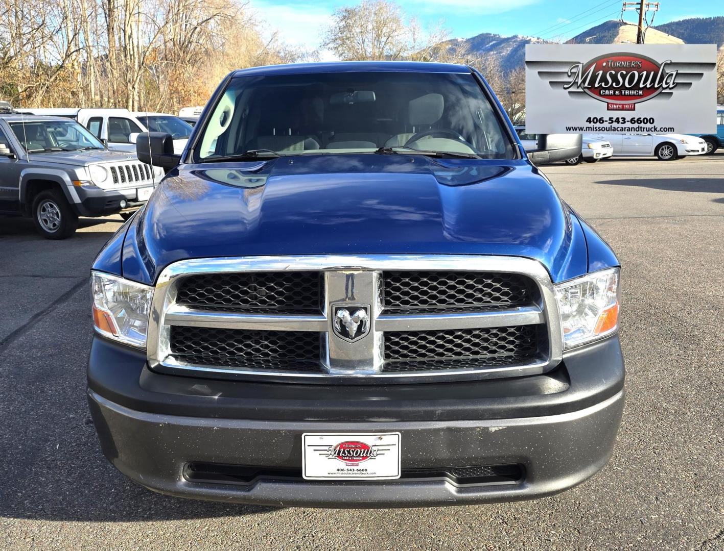 2010 Blue /Black Dodge Ram 1500 Laramie Quad Cab 4WD (1D7RV1GP2AS) with an 4.7L V8 SOHC 16V FFV engine, 5-Speed Automatic transmission, located at 450 N Russell, Missoula, MT, 59801, (406) 543-6600, 46.874496, -114.017433 - Don't let the miles scare you. This Truck runs amazing!! 4 Wheel Drive. Automatic Transmission. 4.7L V8 Engine. Nice matching topper. Air. Cruise. Tilt. Power Windows and Locks. Towing. Because of the miles, Financing is NOT Available. - Photo#6