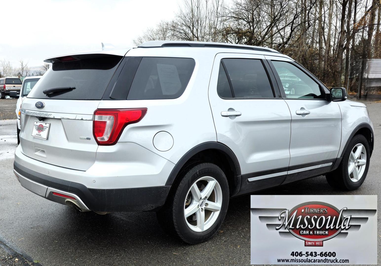 2016 Silver /Black Ford Explorer XLT 4WD (1FM5K8D85GG) with an 3.5L V6 DOHC 24V engine, 6-Speed Automatic transmission, located at 450 N Russell, Missoula, MT, 59801, (406) 543-6600, 46.874496, -114.017433 - Photo#1