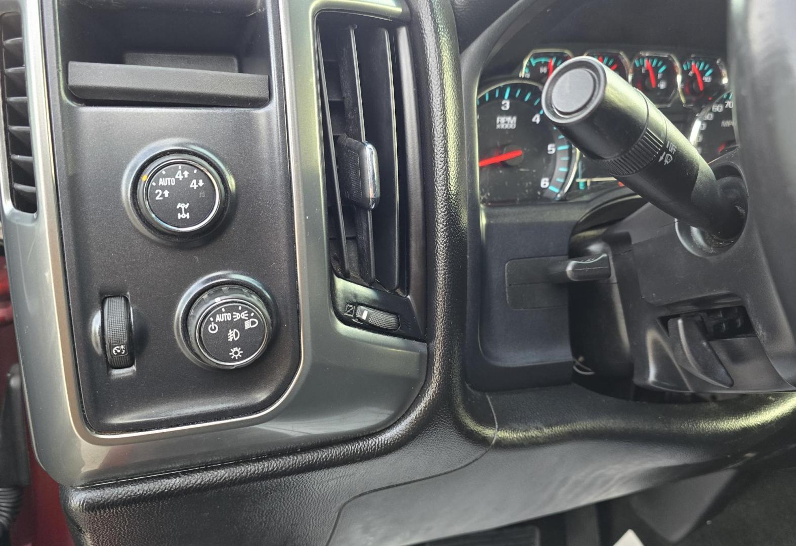 2016 Maroon /Black Chevrolet Silverado 1500 LT Crew Cab 4WD (3GCUKREC2GG) with an 5.3L V8 OHV 16V engine, 6A transmission, located at 450 N Russell, Missoula, MT, 59801, (406) 543-6600, 46.874496, -114.017433 - Great looking 4WD Chevy. 5.3L V8. Automatic. Air. Cruise. Tilt. Bluetooth Audio and Phone. OnStar Navigation. Power Windows and Locks. Remote Started. Heated Seats. Nice custom wheels. - Photo#16