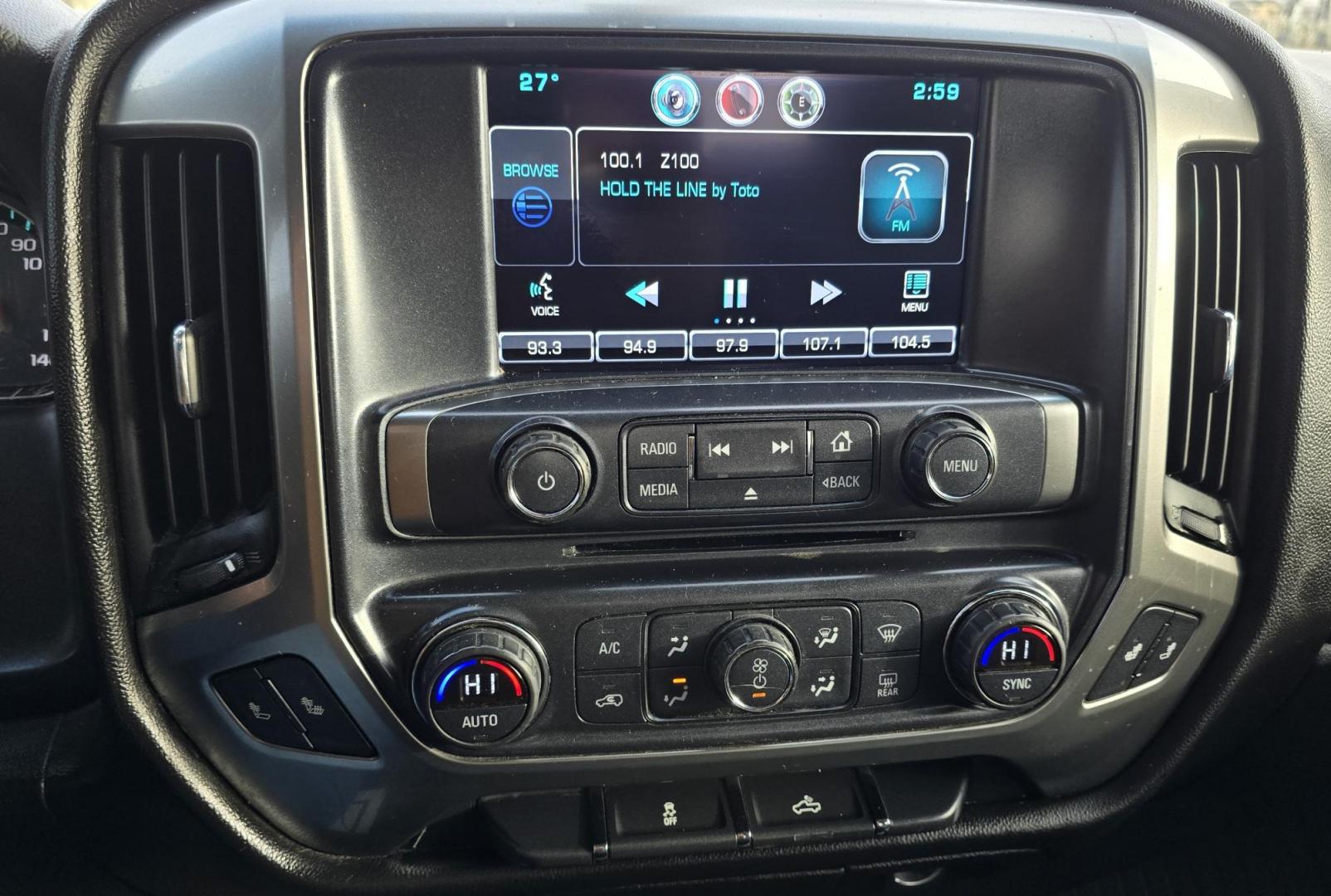 2016 Maroon /Black Chevrolet Silverado 1500 LT Crew Cab 4WD (3GCUKREC2GG) with an 5.3L V8 OHV 16V engine, 6A transmission, located at 450 N Russell, Missoula, MT, 59801, (406) 543-6600, 46.874496, -114.017433 - Great looking 4WD Chevy. 5.3L V8. Automatic. Air. Cruise. Tilt. Bluetooth Audio and Phone. OnStar Navigation. Power Windows and Locks. Remote Started. Heated Seats. Nice custom wheels. - Photo#18