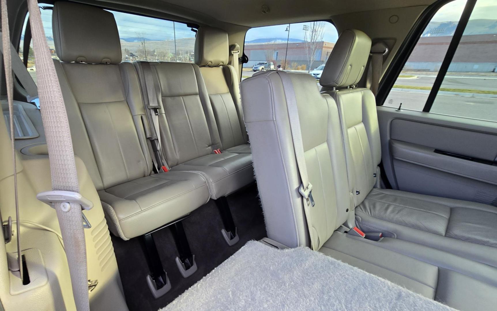 2011 Grey /Tan Ford Expedition Limited 4WD (1FMJU2A50BE) with an 5.4L V8 SOHC 16V FFV engine, 6-Speed Automatic transmission, located at 450 N Russell, Missoula, MT, 59801, (406) 543-6600, 46.874496, -114.017433 - Smooth Driving 4WD SUV. 5.4L V8 Engine. 3rd Row seating. Heated and Cooled Front Seats. Heated Middle Seats. Leather. Power Sunroof. Navigation. Running Boards. Michelin Tires. Remote Start. Bluetooth Phone and Audio. Power Liftgate. - Photo#12