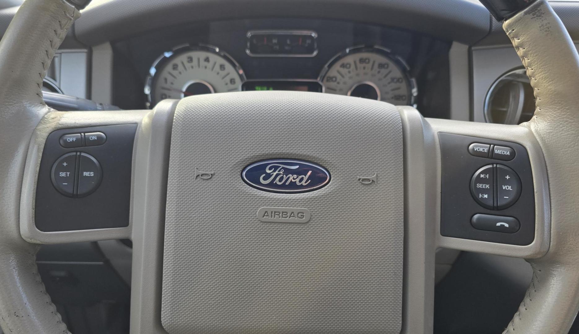 2011 Grey /Tan Ford Expedition Limited 4WD (1FMJU2A50BE) with an 5.4L V8 SOHC 16V FFV engine, 6-Speed Automatic transmission, located at 450 N Russell, Missoula, MT, 59801, (406) 543-6600, 46.874496, -114.017433 - Smooth Driving 4WD SUV. 5.4L V8 Engine. 3rd Row seating. Heated and Cooled Front Seats. Heated Middle Seats. Leather. Power Sunroof. Navigation. Running Boards. Michelin Tires. Remote Start. Bluetooth Phone and Audio. Power Liftgate. - Photo#17