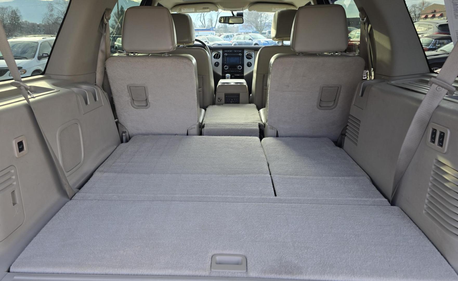 2011 Grey /Tan Ford Expedition Limited 4WD (1FMJU2A50BE) with an 5.4L V8 SOHC 16V FFV engine, 6-Speed Automatic transmission, located at 450 N Russell, Missoula, MT, 59801, (406) 543-6600, 46.874496, -114.017433 - Smooth Driving 4WD SUV. 5.4L V8 Engine. 3rd Row seating. Heated and Cooled Front Seats. Heated Middle Seats. Leather. Power Sunroof. Navigation. Running Boards. Michelin Tires. Remote Start. Bluetooth Phone and Audio. Power Liftgate. - Photo#21