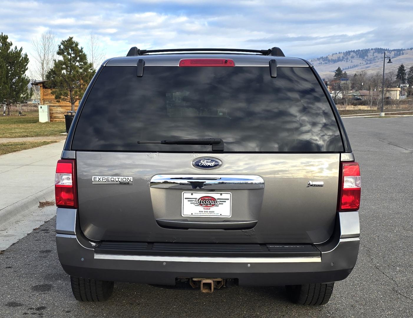 2011 Grey /Tan Ford Expedition Limited 4WD (1FMJU2A50BE) with an 5.4L V8 SOHC 16V FFV engine, 6-Speed Automatic transmission, located at 450 N Russell, Missoula, MT, 59801, (406) 543-6600, 46.874496, -114.017433 - Smooth Driving 4WD SUV. 5.4L V8 Engine. 3rd Row seating. Heated and Cooled Front Seats. Heated Middle Seats. Leather. Power Sunroof. Navigation. Running Boards. Michelin Tires. Remote Start. Bluetooth Phone and Audio. Power Liftgate. - Photo#4