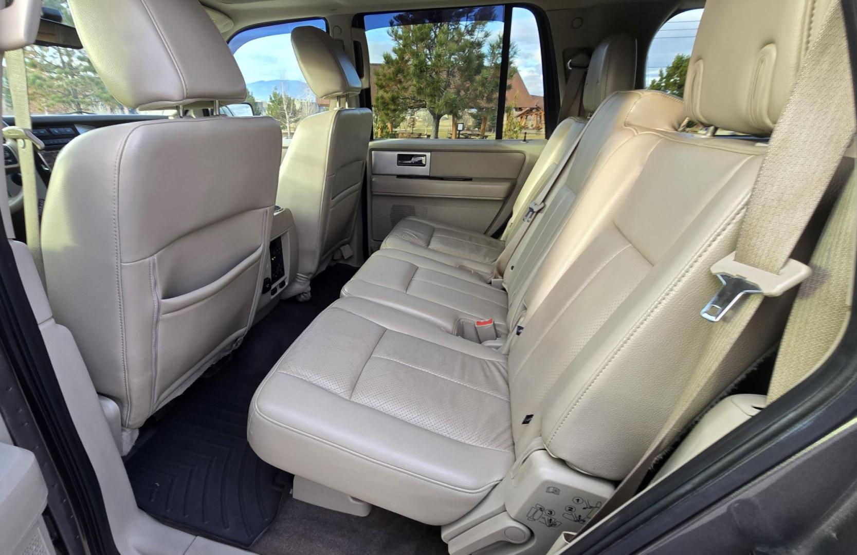 2011 Grey /Tan Ford Expedition Limited 4WD (1FMJU2A50BE) with an 5.4L V8 SOHC 16V FFV engine, 6-Speed Automatic transmission, located at 450 N Russell, Missoula, MT, 59801, (406) 543-6600, 46.874496, -114.017433 - Smooth Driving 4WD SUV. 5.4L V8 Engine. 3rd Row seating. Heated and Cooled Front Seats. Heated Middle Seats. Leather. Power Sunroof. Navigation. Running Boards. Michelin Tires. Remote Start. Bluetooth Phone and Audio. Power Liftgate. - Photo#8