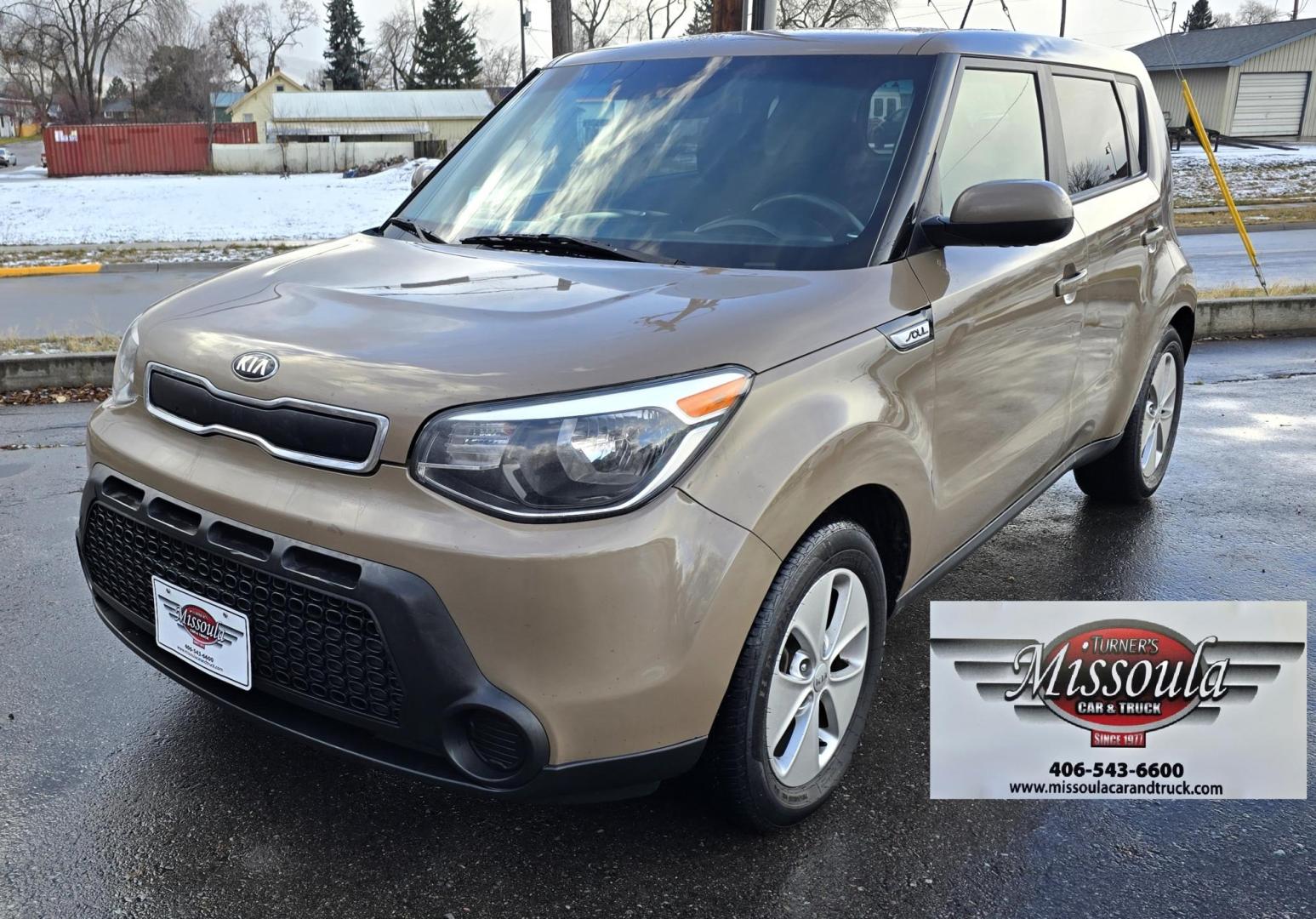 2015 Brown /Black Kia Soul Base (KNDJN2A26F7) with an 1.6L L4 DOHC 16V engine, Automatic transmission, located at 450 N Russell, Missoula, MT, 59801, (406) 543-6600, 46.874496, -114.017433 - High Miles but Runs Amazing. 1.6L I4 Engine. Automatic Transmission. FWD. Air. Cruise. Tilt. AM FM CD. Bluetooth Audio and Phone. Steering Wheel Controls. Very Clean. Because of the miles, we do not offer financing on this vehicle. - Photo#7