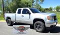 2012 Silver /Black GMC Sierra 2500HD SLE Ext. Cab 4WD (1GT220CG5CZ) with an 6.0L V8 OHV 16V FFV engine, 6-Speed Automatic transmission, located at 450 N Russell, Missoula, MT, 59801, (406) 543-6600, 46.874496, -114.017433 - Very Clean 3/4 Ton 4WD Truck. Beefy 6.0L v8 Engine. 6 Speed Automatic Transmission. Built in Electric Brake. Air. Cruise. Tilt. AM FM CD Player. Aftermarket Wheels. - Photo#3