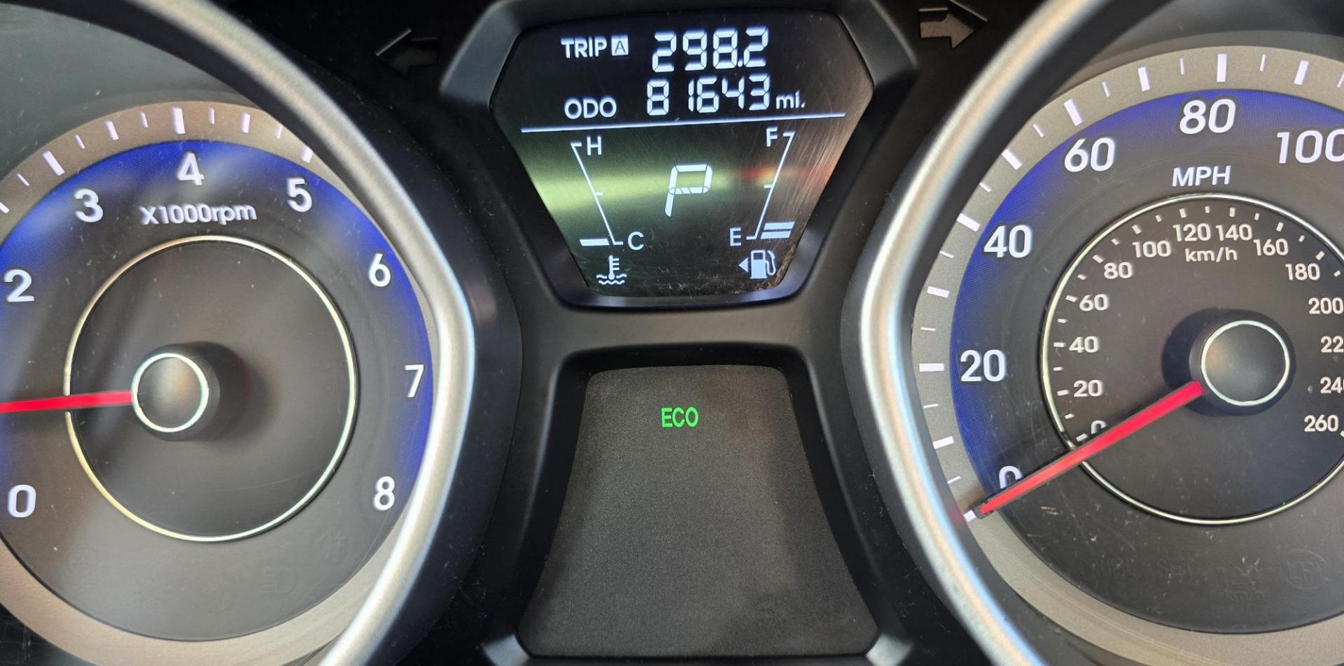 2013 Grey /Gray Hyundai Elantra GLS A/T (KMHDH4AEXDU) with an 1.8L L4 DOHC 16V engine, 6-Speed Automatic transmission, located at 450 N Russell, Missoula, MT, 59801, (406) 543-6600, 46.874496, -114.017433 - Front Wheel Drive Sedan. Excellent Fuel Economy. 1.8L I4 Engine. Automatic Transmission. Air. Cruise. Tilt. Heated Seats. AM FM CD. Bluetooth Audio and Phone. New BF Goodrich Tires. - Photo#16