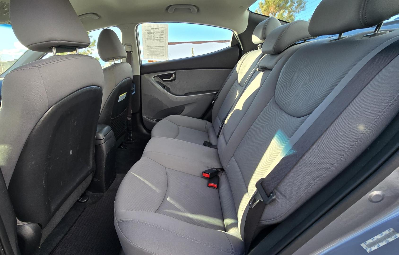 2013 Grey /Gray Hyundai Elantra GLS A/T (KMHDH4AEXDU) with an 1.8L L4 DOHC 16V engine, 6-Speed Automatic transmission, located at 450 N Russell, Missoula, MT, 59801, (406) 543-6600, 46.874496, -114.017433 - Front Wheel Drive Sedan. Excellent Fuel Economy. 1.8L I4 Engine. Automatic Transmission. Air. Cruise. Tilt. Heated Seats. AM FM CD. Bluetooth Audio and Phone. New BF Goodrich Tires. - Photo#12