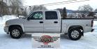 2005 Silver /Gray GMC Sierra 1500 SLE Crew Cab Short Bed 4WD (2GTEK13T151) with an 5.3L V8 OHV 16V engine, 4-Speed Automatic Overdrive transmission, located at 450 N Russell, Missoula, MT, 59801, (406) 543-6600, 46.874496, -114.017433 - Excellent Running 4WD. 5.3L V8 Engine. Automatic Transmission. Air. Cruise. Tilt. Power Drivers Seat. AM FM XM CD. Power Windows and Locks. Very Clean two owner vehicle. Because of the age, our Credit Union does not offer financing on this vehicle. - Photo#1