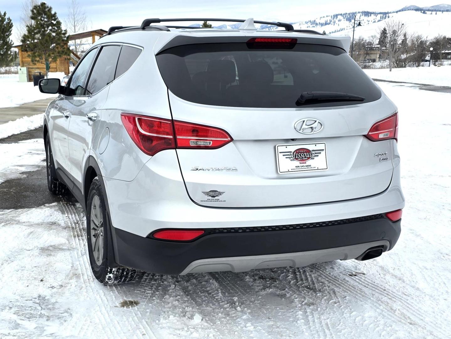 2016 Silver /Tan Hyundai Santa Fe Sport 2.4 AWD (5XYZUDLBXGG) with an 2.4L L4 DOHC 16V engine, 6-Speed Automatic transmission, located at 450 N Russell, Missoula, MT, 59801, (406) 543-6600, 46.874496, -114.017433 - Really Nice AWD SUV. One Owner. Only 89K Miles! 2.4L I4 Engine. Automatic Transmission. Air. Cruise. Tilt. New Tires. Power Drivers Seat. Heated Front Seats. Bluetooth Audio and Phone. AM FM XM CD. Backup Camera. - Photo#6
