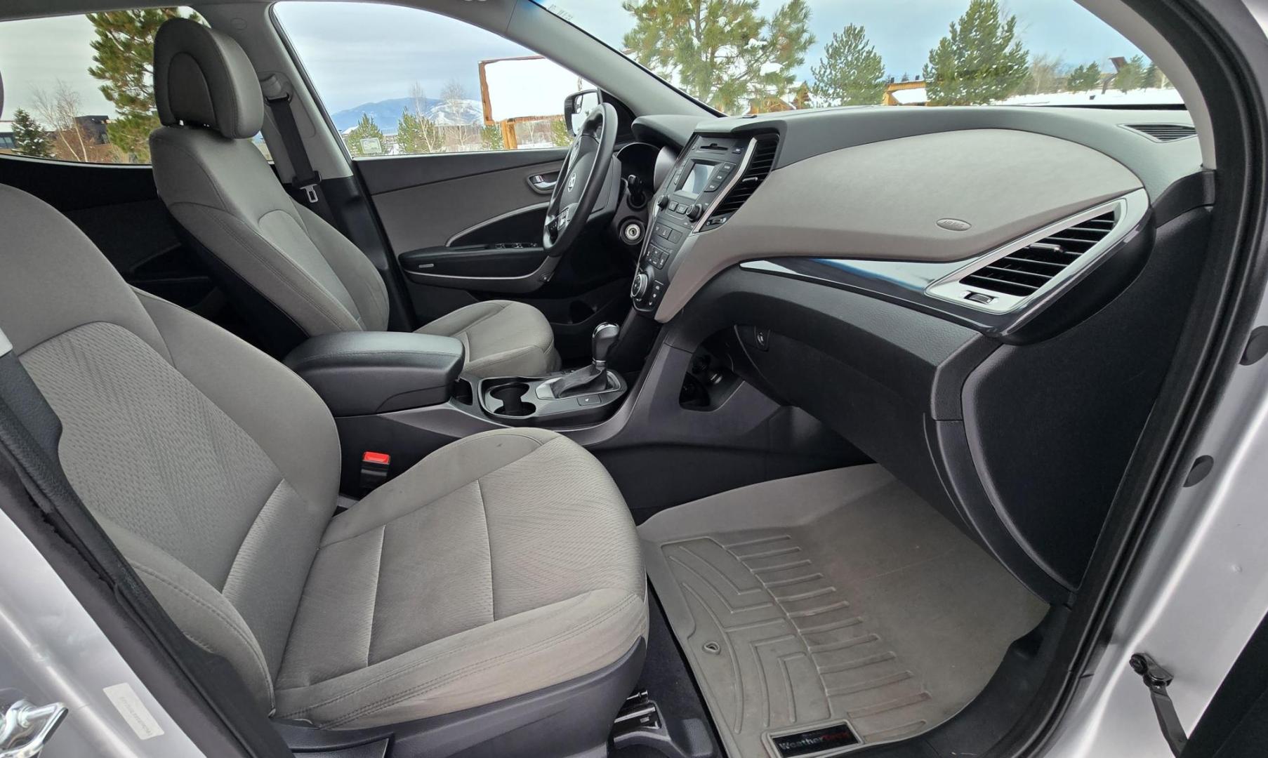 2016 Silver /Tan Hyundai Santa Fe Sport 2.4 AWD (5XYZUDLBXGG) with an 2.4L L4 DOHC 16V engine, 6-Speed Automatic transmission, located at 450 N Russell, Missoula, MT, 59801, (406) 543-6600, 46.874496, -114.017433 - Really Nice AWD SUV. One Owner. Only 89K Miles! 2.4L I4 Engine. Automatic Transmission. Air. Cruise. Tilt. New Tires. Power Drivers Seat. Heated Front Seats. Bluetooth Audio and Phone. AM FM XM CD. Backup Camera. - Photo#7