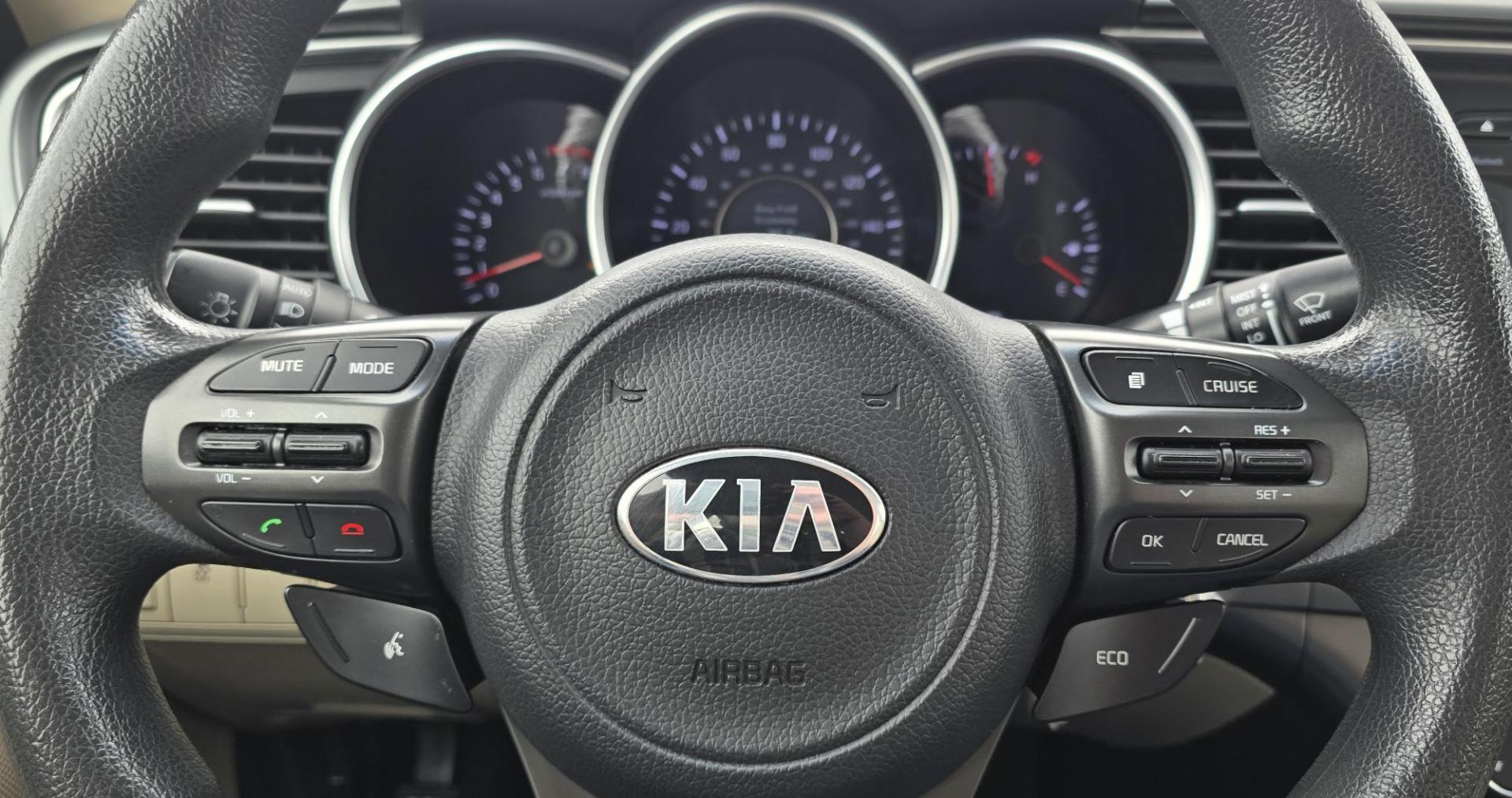 2015 Bronze /Black Kia Optima LX (5XXGM4A70FG) with an 2.4L L4 DOHC 16V engine, 6-Speed Automatic transmission, located at 450 N Russell, Missoula, MT, 59801, (406) 543-6600, 46.874496, -114.017433 - Beautiful Sedan. 2.4L I4 Engine. FWD. Automatic. Air Conditioning, Power Windows and Door Locks, AM/FM/CD/MP3 Audio System, SIRIUSXM®, USB and Auxiliary Input Jacks, Bluetooth® Wireless Technology, Front and Rear Cup Holders, Remote Keyless Entry, Cruise Control, Tilt & Telescopic Steering Column - Photo#12