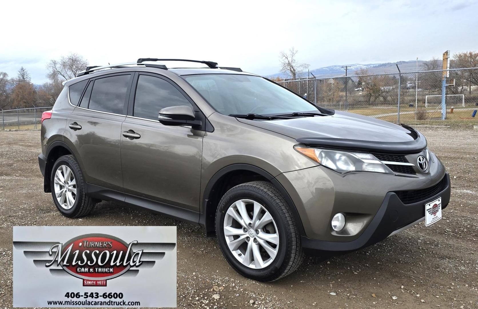 2013 Brown /Black Toyota RAV4 Limited AWD (2T3DFREV5DW) with an 2.5L L4 DOHC 16V engine, 6-Speed Automatic transmission, located at 450 N Russell, Missoula, MT, 59801, (406) 543-6600, 46.874496, -114.017433 - Very Clean AWD SUV. 2.5L I4 Engine. Automatic Transmission. Power Sunroof. Navigation. Heated Seats. AM FM XM CD. Bluetooth Audio and Phone. Backup Camera. Power Windows and Locks. Power Liftgate. Roof Rack. - Photo#2