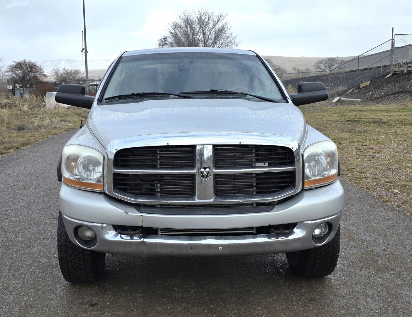 2006 Silver /Gray Dodge Ram 2500 SLT Quad Cab 4WD (3D7KS28C66G) with an 5.9L L6 OHV 24V TURBO DIESEL engine, Automatic transmission, located at 450 N Russell, Missoula, MT, 59801, (406) 543-6600, 46.874496, -114.017433 - Great Running 3/4 Ton Diesel 4WD. Automatic Transmission. Air. Cruise. Tilt. Power Windows and Locks. Gooseneck Ball. Some of the recent work done: New Tranny Oil Cooler. New U-Joints. Rebuilt Driveline., Replaced Tirod Ends and Track Bar. New Ball Joints. Rocker Arms. Radiator. - Photo#7