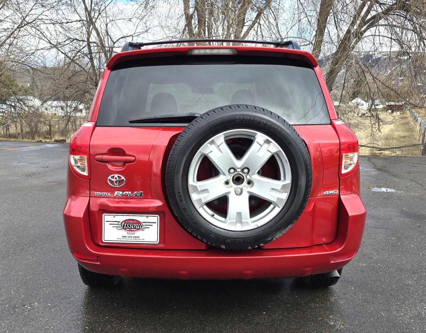 2008 Red /Black Toyota RAV4 Sport I4 4WD (JTMBD32V885) with an 2.4L L4 DOHC 16V engine, 4-Speed Automatic transmission, located at 450 N Russell, Missoula, MT, 59801, (406) 543-6600, 46.874496, -114.017433 - Cute AWD SUV. with only 110,000 Miles. 2 Owner with Clean Title and Carfax. 2.4L I4 Engine. Automatic Transmission. Sunroof. Power Windows and Locks. JBL Stereo System with AM FM Cd Player. Air. Cruise. Tilt. Cooper Tires - Photo#4