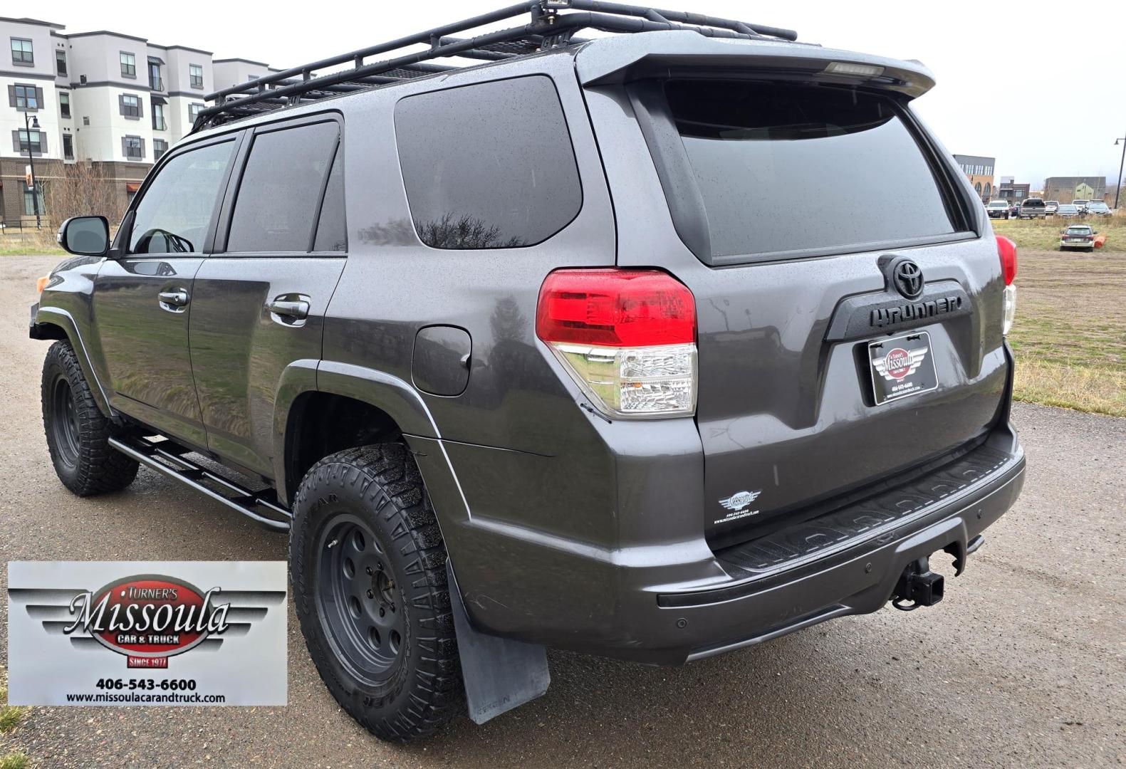 2011 Grey /Black Toyota 4Runner Limited 4WD V6 (JTEBU5JR9B5) with an 4.0L V6 DOHC 24V engine, 5-Speed Automatic transmission, located at 450 N Russell, Missoula, MT, 59801, (406) 543-6600, 46.874496, -114.017433 - Ready for Off-Road 4Runner with Upgraded Suspension. 4WD. 4.0L V6 Engine. Leather Heated Seats. Heavy Duty Rood Rack. Running Boards. Light Bars. Bluetooth. Sliding Heavy Duty Tray out the back. Towing. - Photo#5