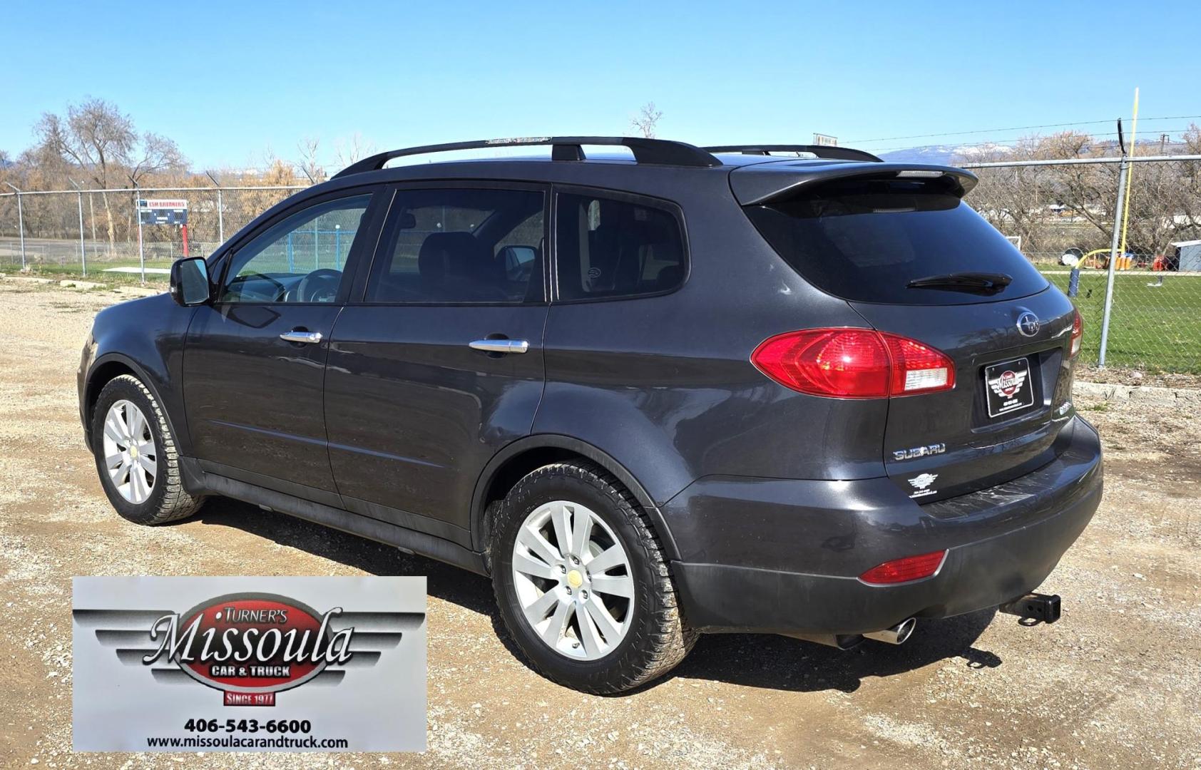 2008 Grey /Black Subaru Tribeca Limited 7-Passenger (4S4WX97D884) with an 3.6L H6 DOHC 24V engine, 5-Speed Automatic Overdrive transmission, located at 450 N Russell, Missoula, MT, 59801, (406) 543-6600, 46.874496, -114.017433 - Hard To find 6 cylinder Subaru Tribeca. Timing Chain not a Timing Belt. All Wheel Drive. Automatic Transmission. 3rd Row Seating. Power Sunroof. New Brakes, Rotors and Calipers all the way around. Heated Leather Front Seats. Power Windows and Locks. Air. Cruise. Tilt. Towing - Photo#3