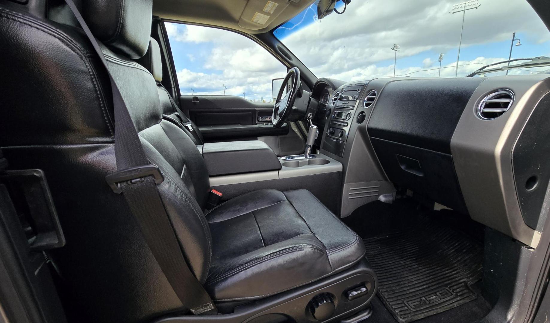 2008 Grey /Gray Ford F-150 FX4 SuperCab (1FTPX14V68F) with an 5.4L V8 SOHC 24V FFV engine, 4-Speed Automatic Overdrive transmission, located at 450 N Russell, Missoula, MT, 59801, (406) 543-6600, 46.874496, -114.017433 - 4 Wheel Drive. 5.4L V8 Engine. Automatic Transmission. Air. Cruise. Tilt. Power Windows and Locks. Very Clean. Heated Seats. AM FM XM CD Player. Towing. - Photo#8