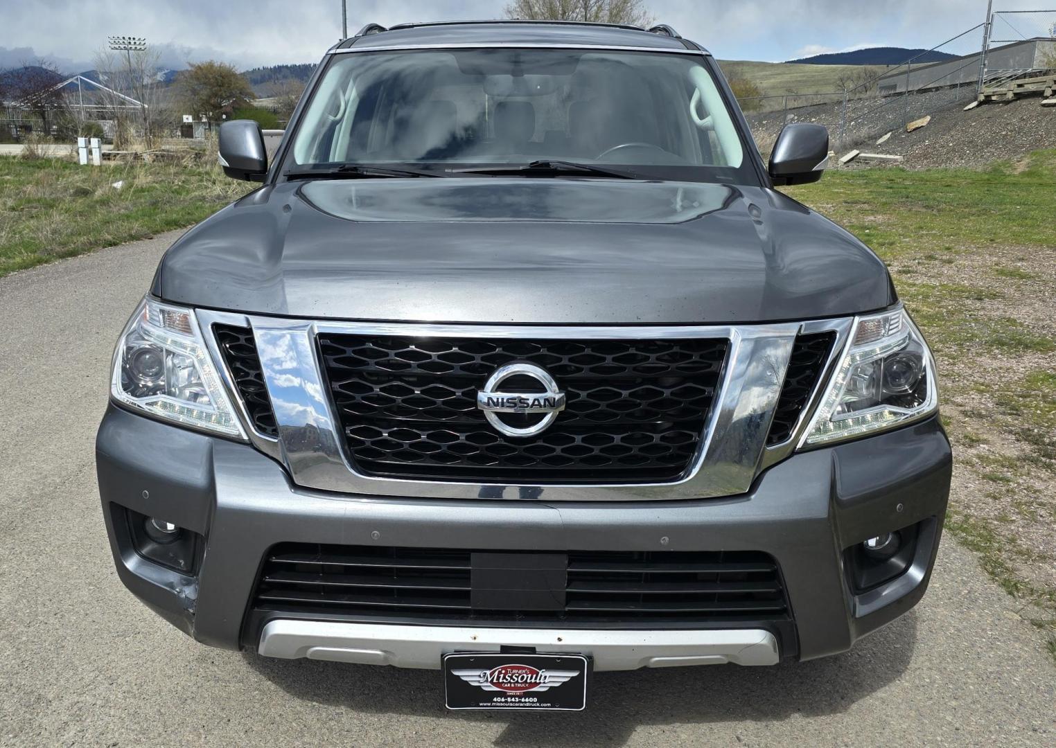 2018 Grey /Gray Nissan Armada SV AWD (JN8AY2NC6J9) with an 5.6L V8 DOHC 32V engine, 7A transmission, located at 450 N Russell, Missoula, MT, 59801, (406) 543-6600, 46.874496, -114.017433 - Luxury SUV. Rides Smooth. Powerful 5.6L V8 Engine. 3rd Row Seating Heated Power Front Seats. Front and Rear Climate Control. AM FM SAT CD. Navigation. Power Liftgate. - Photo#6