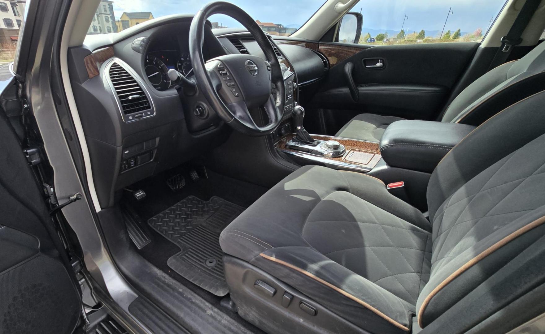 2018 Grey /Gray Nissan Armada SV AWD (JN8AY2NC6J9) with an 5.6L V8 DOHC 32V engine, 7A transmission, located at 450 N Russell, Missoula, MT, 59801, (406) 543-6600, 46.874496, -114.017433 - Luxury SUV. Rides Smooth. Powerful 5.6L V8 Engine. 3rd Row Seating Heated Power Front Seats. Front and Rear Climate Control. AM FM SAT CD. Navigation. Power Liftgate. - Photo#16