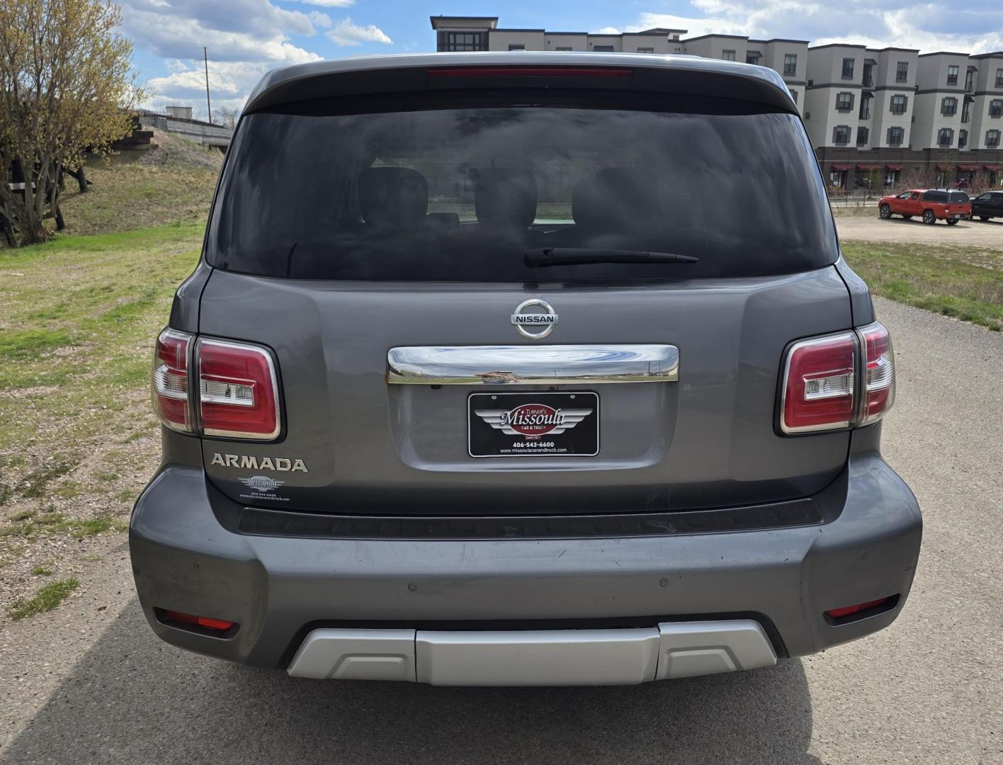 2018 Grey /Gray Nissan Armada SV AWD (JN8AY2NC6J9) with an 5.6L V8 DOHC 32V engine, 7A transmission, located at 450 N Russell, Missoula, MT, 59801, (406) 543-6600, 46.874496, -114.017433 - Luxury SUV. Rides Smooth. Powerful 5.6L V8 Engine. 3rd Row Seating Heated Power Front Seats. Front and Rear Climate Control. AM FM SAT CD. Navigation. Power Liftgate. - Photo#5