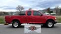 2000 Red /Tan Ford F-150 Lariat SuperCab 4WD (1FTRX18L1YN) with an 5.4L V8 SOHC 16V engine, 4-Speed Automatic Overdrive transmission, located at 450 N Russell, Missoula, MT, 59801, (406) 543-6600, 46.874496, -114.017433 - Strong Running 4WD Truck. 5.4L V8 Engine. Automatic Transmission. 4 Doors. Air. Cruise. Tilt. Power Windows and Locks. Aftermarket AM FM CD Player. Bedliner. Running Boards. Because of the age, financing is not available through our lenders. - Photo#0
