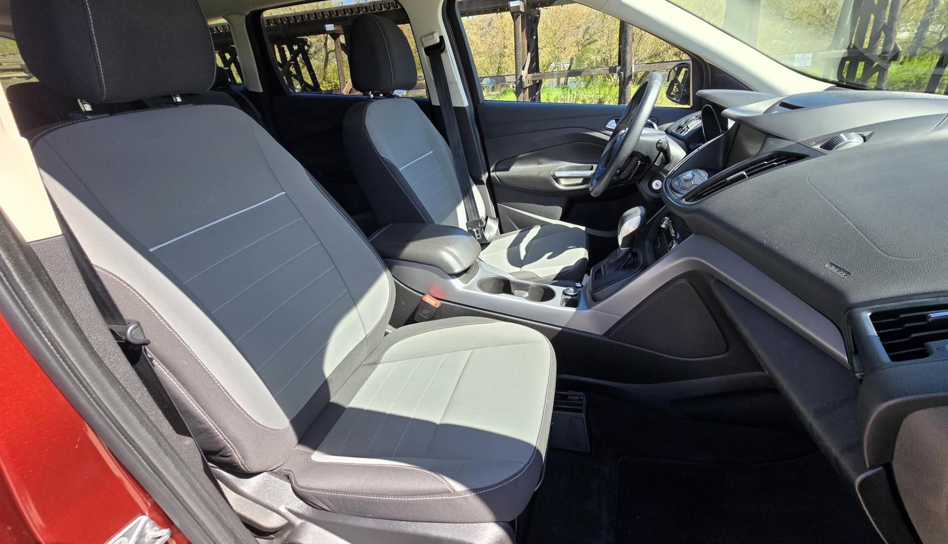 2014 Orange /Gray Ford Escape SE 4WD (1FMCU9G94EU) with an 2.0L L4 DOHC 16V engine, 6-Speed Automatic transmission, located at 450 N Russell, Missoula, MT, 59801, (406) 543-6600, 46.874496, -114.017433 - Beautiful Ford Escape. AWD. Official Color is Sunset Metallic. 2.0L I4 Engine. Automatic Transmission. Air. Cruise. Tilt. Bluetooth Audio and Phone. Backup Camera. Power Windows and Locks. AM FM SAT CD Player. Roof Rack. Towing. - Photo#12