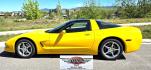 2003 Yellow /Black Chevrolet Corvette Coupe (1G1YY22G935) with an 5.7L V8 OHV 16V engine, 6 Speed Manual transmission, located at 450 N Russell, Missoula, MT, 59801, (406) 543-6600, 46.874496, -114.017433 - You read that right. Only 1,862 Miles. Barn Find in MINT Condition. Removable Glass Top. 6 Speed Manual Transmission. 5.7L V8 Engine. Leather Interior. Original buyer put a dash mat on when he bought it new to protect it, so the dash is perfect. Air. Cruise. Tilt. Power Windows and Locks. Power Memo - Photo#1