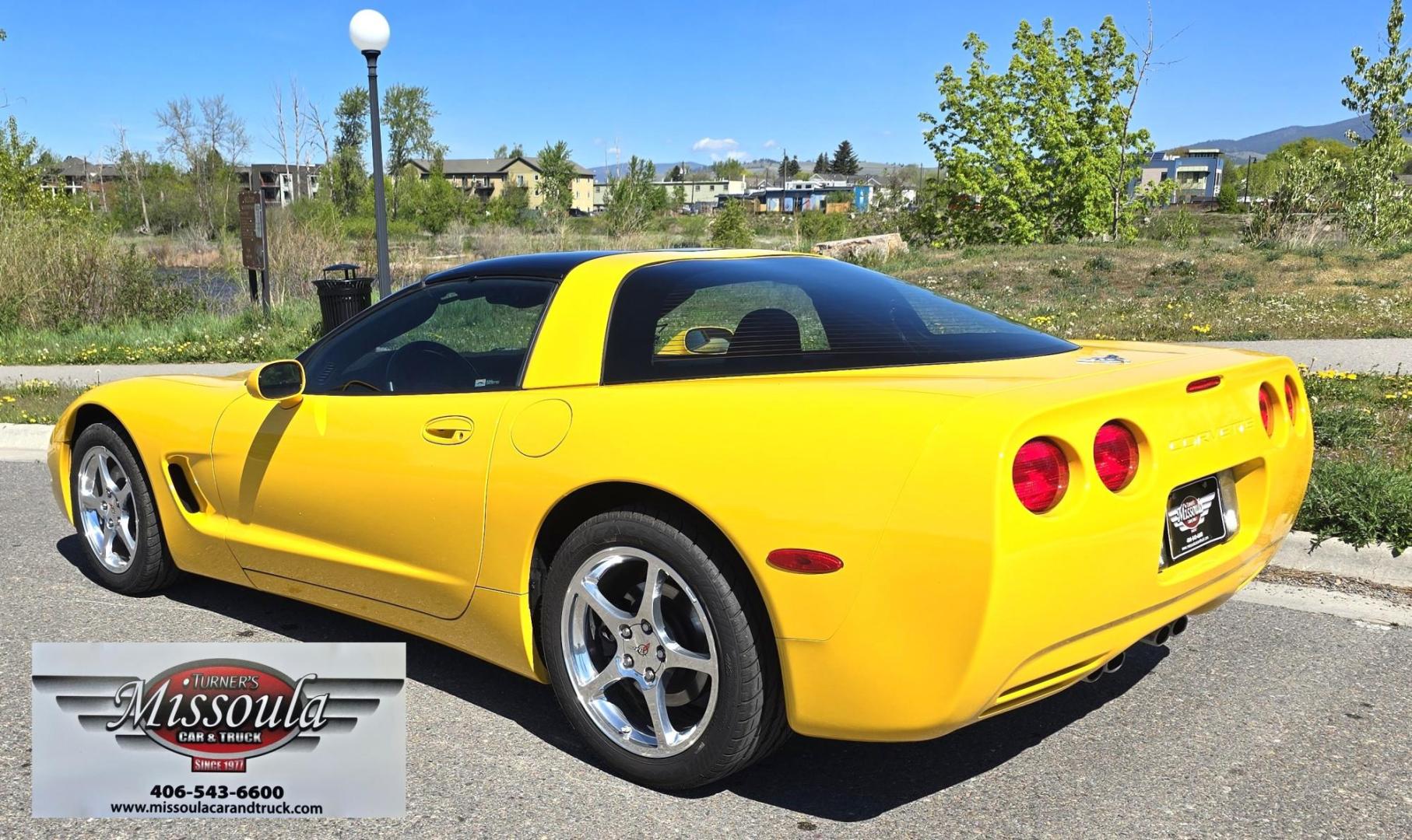 2003 Yellow /Black Chevrolet Corvette Coupe (1G1YY22G935) with an 5.7L V8 OHV 16V engine, 6 Speed Manual transmission, located at 450 N Russell, Missoula, MT, 59801, (406) 543-6600, 46.874496, -114.017433 - You read that right. Only 1,862 Miles. Barn Find in MINT Condition. Removable Glass Top. 6 Speed Manual Transmission. 5.7L V8 Engine. Leather Interior. Original buyer put a dash mat on when he bought it new to protect it, so the dash is perfect. Air. Cruise. Tilt. Power Windows and Locks. Power Memo - Photo#3