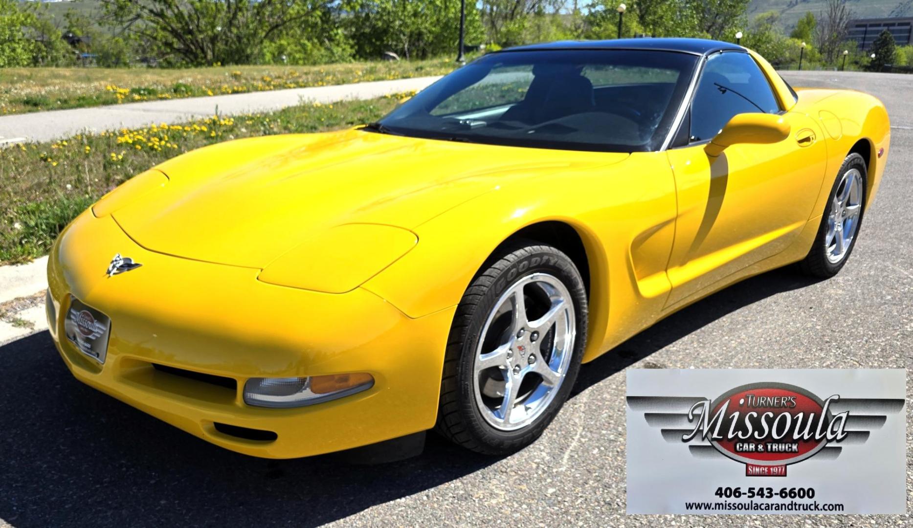 2003 Yellow /Black Chevrolet Corvette Coupe (1G1YY22G935) with an 5.7L V8 OHV 16V engine, 6 Speed Manual transmission, located at 450 N Russell, Missoula, MT, 59801, (406) 543-6600, 46.874496, -114.017433 - You read that right. Only 1,862 Miles. Barn Find in MINT Condition. Removable Glass Top. 6 Speed Manual Transmission. 5.7L V8 Engine. Leather Interior. Original buyer put a dash mat on when he bought it new to protect it, so the dash is perfect. Air. Cruise. Tilt. Power Windows and Locks. Power Memo - Photo#0