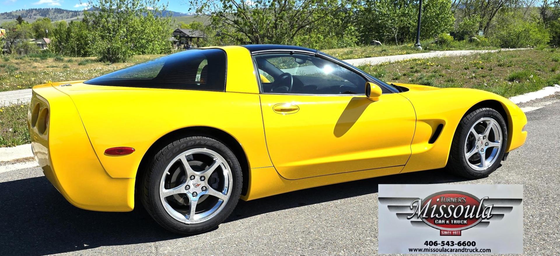 2003 Yellow /Black Chevrolet Corvette Coupe (1G1YY22G935) with an 5.7L V8 OHV 16V engine, 6 Speed Manual transmission, located at 450 N Russell, Missoula, MT, 59801, (406) 543-6600, 46.874496, -114.017433 - You read that right. Only 1,862 Miles. Barn Find in MINT Condition. Removable Glass Top. 6 Speed Manual Transmission. 5.7L V8 Engine. Leather Interior. Original buyer put a dash mat on when he bought it new to protect it, so the dash is perfect. Air. Cruise. Tilt. Power Windows and Locks. Power Memo - Photo#2