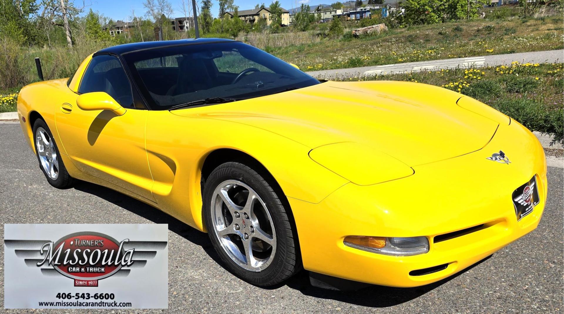 2003 Yellow /Black Chevrolet Corvette Coupe (1G1YY22G935) with an 5.7L V8 OHV 16V engine, 6 Speed Manual transmission, located at 450 N Russell, Missoula, MT, 59801, (406) 543-6600, 46.874496, -114.017433 - You read that right. Only 1,862 Miles. Barn Find in MINT Condition. Removable Glass Top. 6 Speed Manual Transmission. 5.7L V8 Engine. Leather Interior. Original buyer put a dash mat on when he bought it new to protect it, so the dash is perfect. Air. Cruise. Tilt. Power Windows and Locks. Power Memo - Photo#5