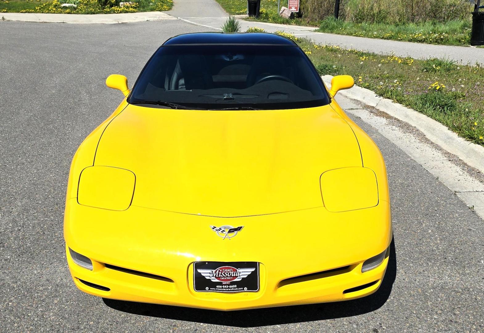 2003 Yellow /Black Chevrolet Corvette Coupe (1G1YY22G935) with an 5.7L V8 OHV 16V engine, 6 Speed Manual transmission, located at 450 N Russell, Missoula, MT, 59801, (406) 543-6600, 46.874496, -114.017433 - You read that right. Only 1,862 Miles. Barn Find in MINT Condition. Removable Glass Top. 6 Speed Manual Transmission. 5.7L V8 Engine. Leather Interior. Original buyer put a dash mat on when he bought it new to protect it, so the dash is perfect. Air. Cruise. Tilt. Power Windows and Locks. Power Memo - Photo#9