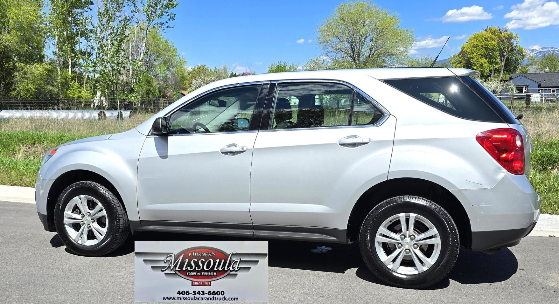 2011 Silver /black Chevrolet Equinox LS AWD (2CNFLCEC0B6) with an 2.4L L4 DOHC 16V engine, 6-Speed Automatic transmission, located at 450 N Russell, Missoula, MT, 59801, (406) 543-6600, 46.874496, -114.017433 - AWD SUV. 2.4L I4 Engine with New Timing Chain, Cam VVT Gears. VVT Solenoids. Crank Gear, Guides, Balance Shaft Gears, Crank Seal. Plugs. Runs like NEW. Air. Cruise. Tilt. AM FM CD. Power Windows and Locks. Air. Cruise. Tilt. - Photo#3