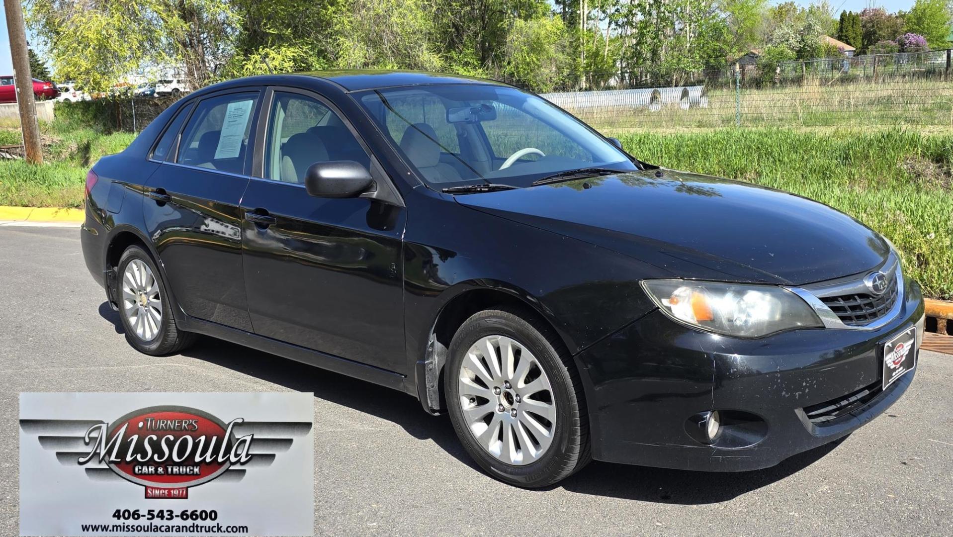 2008 Black /Black Subaru Impreza 2.5i (JF1GE61628G) with an 2.5L H4 SOHC 16V engine, 5 Speed Manual transmission, located at 450 N Russell, Missoula, MT, 59801, (406) 543-6600, 46.874496, -114.017433 - 2.5L H4 Engine. 5 Speed Manual Transmission. Air. Cruise. Tilt. Power Windows and Locks. Tires are like new. - Photo#2