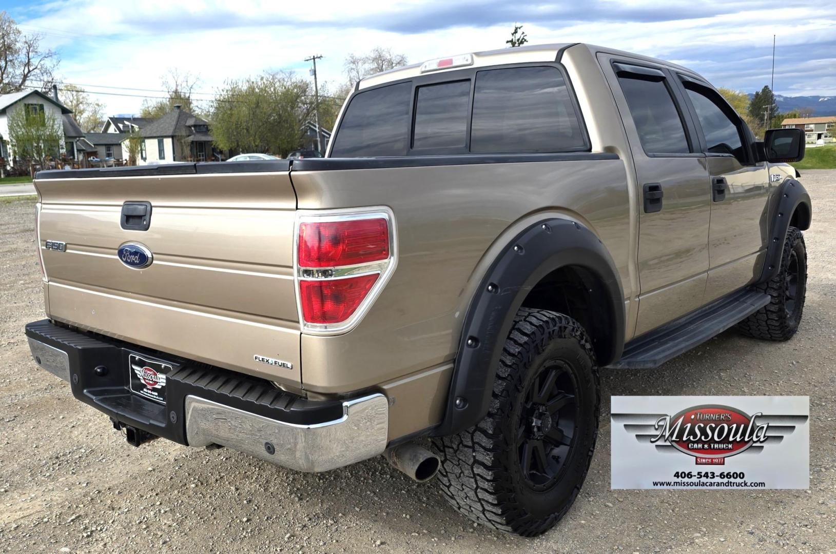 2011 Gold /Tan Ford F-150 FX4 SuperCrew 5.5-ft. Bed 4WD (1FTFW1EF6BK) with an 5.0L V8 engine, 4-Speed Automatic transmission, located at 450 N Russell, Missoula, MT, 59801, (406) 543-6600, 46.874496, -114.017433 - Mechanic's Special. Very Good physical condition. Runs pretty well but does have a miss. Mechanic says it has a bad valve which means pulling the head. I don't want to spend the money so you have a chance to own a really nice truck for less. 4WD works great. Air Blows Cold. Power Windows and locks. - Photo#4