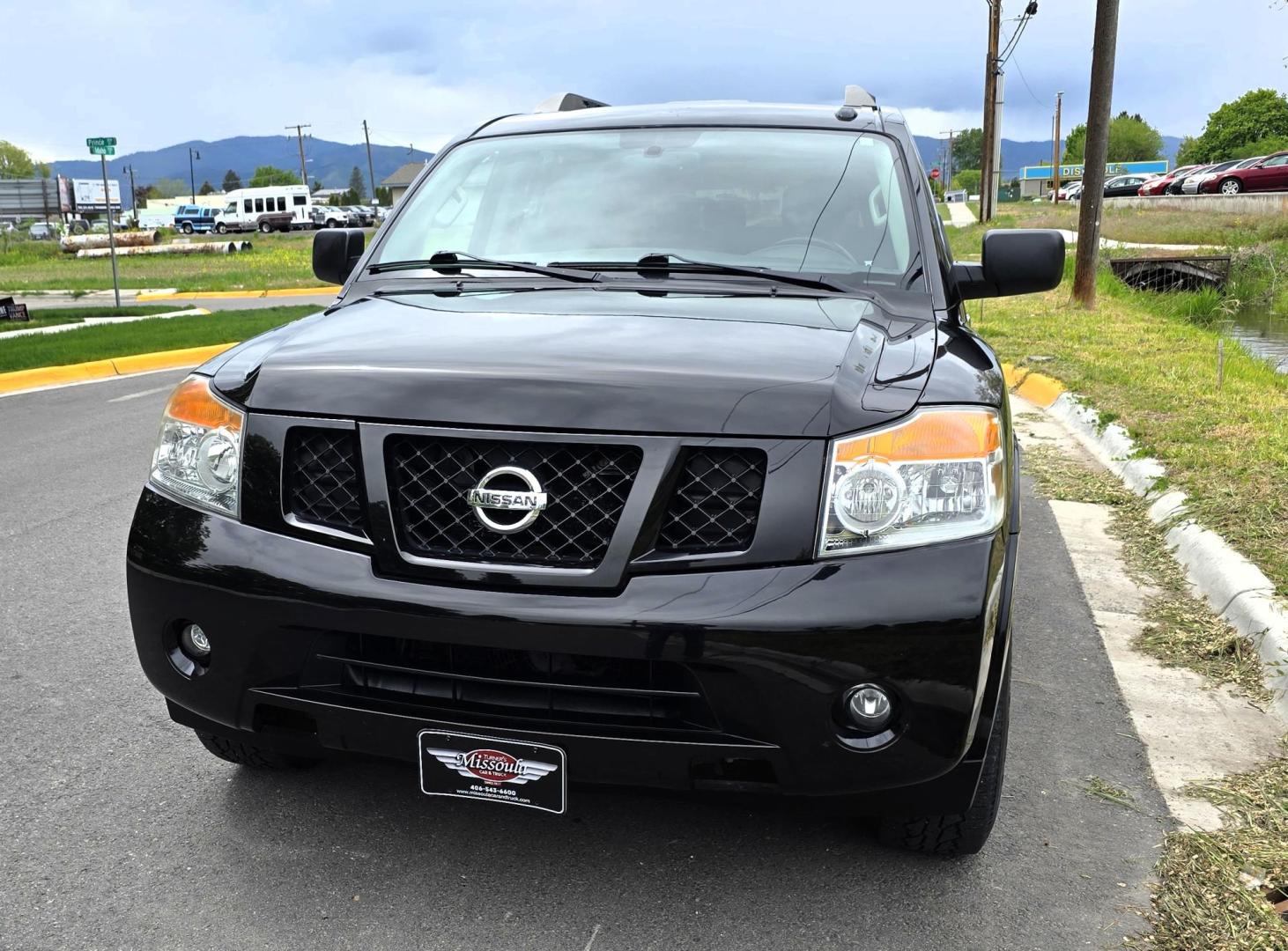 2014 Black /Black Nissan Armada SL 4WD (5N1AA0NC2EN) with an 5.6L V8 DOHC 32V engine, 5-Speed Automatic transmission, located at 450 N Russell, Missoula, MT, 59801, (406) 543-6600, 46.874496, -114.017433 - Clean 4WD SUV. 5.6L V8 Engine. Automatic Transmission. Front and Rear Air Conditioning. Leather Heated Seats. 3rd Row Seating. AM FM XM CD Player. Bluetooth Audio and Phone. Power Rear Hatch, Running Boards. The Vehicle was in an accident in 2020. The Insurance Company deemed it a total loss. Th - Photo#4
