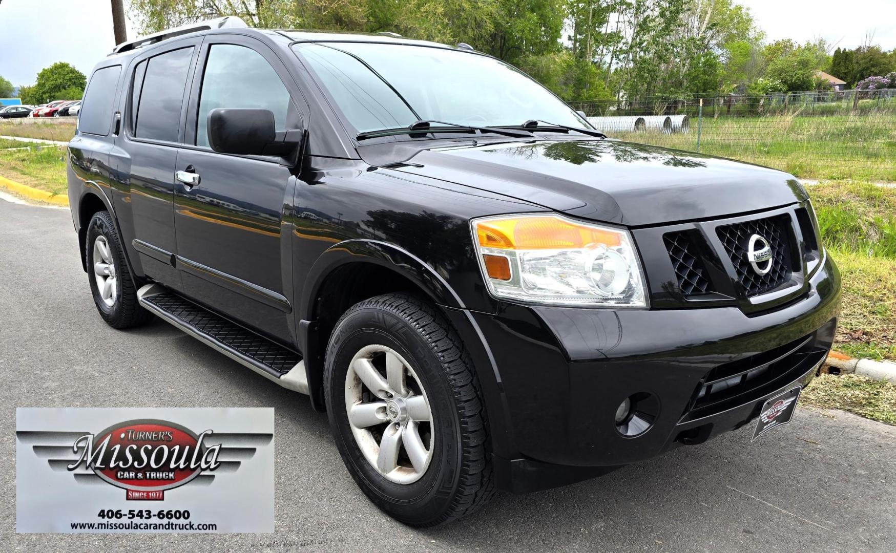 2014 Black /Black Nissan Armada SL 4WD (5N1AA0NC2EN) with an 5.6L V8 DOHC 32V engine, 5-Speed Automatic transmission, located at 450 N Russell, Missoula, MT, 59801, (406) 543-6600, 46.874496, -114.017433 - Clean 4WD SUV. 5.6L V8 Engine. Automatic Transmission. Front and Rear Air Conditioning. Leather Heated Seats. 3rd Row Seating. AM FM XM CD Player. Bluetooth Audio and Phone. Power Rear Hatch, Running Boards. The Vehicle was in an accident in 2020. The Insurance Company deemed it a total loss. Th - Photo#5