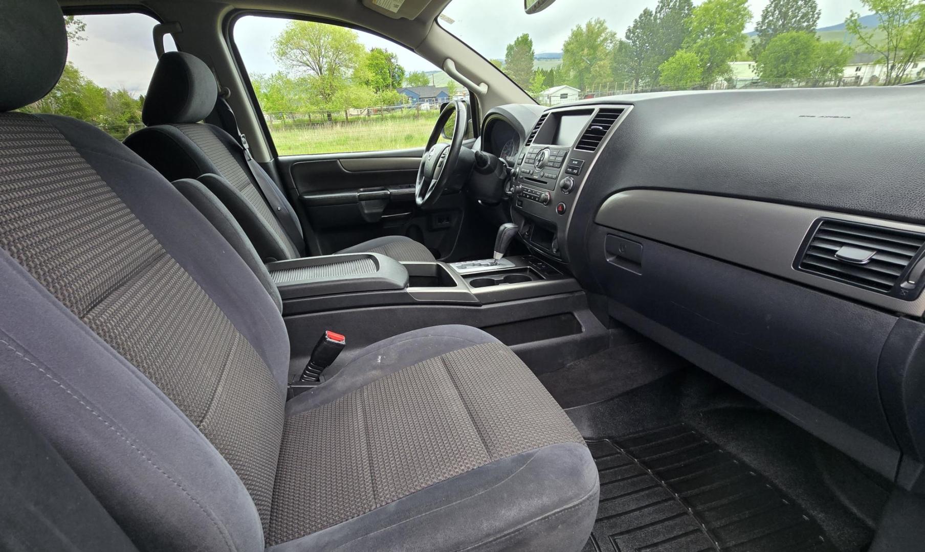 2014 Black /Black Nissan Armada SL 4WD (5N1AA0NC2EN) with an 5.6L V8 DOHC 32V engine, 5-Speed Automatic transmission, located at 450 N Russell, Missoula, MT, 59801, (406) 543-6600, 46.874496, -114.017433 - Clean 4WD SUV. 5.6L V8 Engine. Automatic Transmission. Front and Rear Air Conditioning. Leather Heated Seats. 3rd Row Seating. AM FM XM CD Player. Bluetooth Audio and Phone. Power Rear Hatch, Running Boards. The Vehicle was in an accident in 2020. The Insurance Company deemed it a total loss. Th - Photo#14