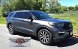2020 Grey /Black Ford Explorer ST AWD (1FM5K8GC9LG) with an 3.3L V6 DOHC 24V engine, 10A transmission, located at 450 N Russell, Missoula, MT, 59801, (406) 543-6600, 46.874496, -114.017433 - Inspector Gadget would love this SUV. Tons of bells and whistles. 3.0L V6 Engine. 10 Speed Automatic Transmission. AWD. Navigation with Verbal Command. 360 degree camera. Front Heated and Cooled Seats. Middle Seated Seats. Panoramic Sunroof. Ford Co-Pilot Assist which has collision avoidance, Adapti - Photo#0