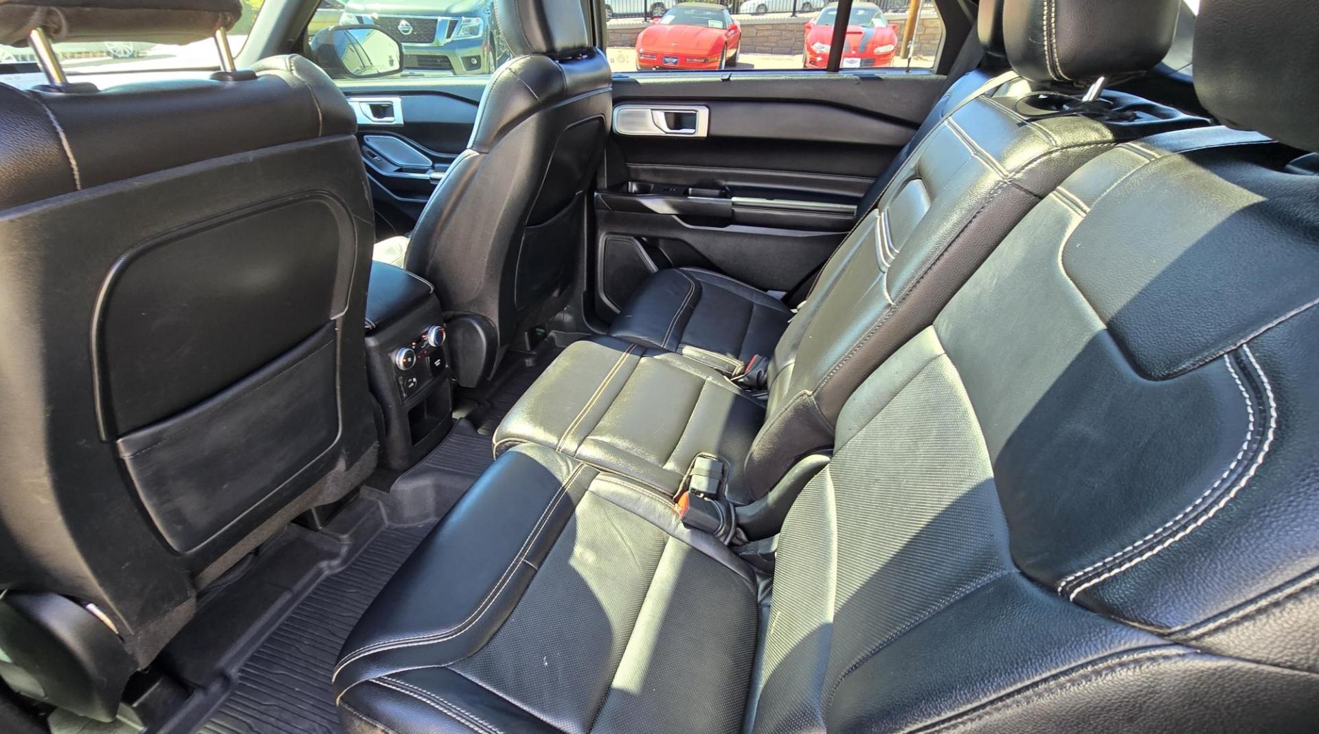 2020 Grey /Black Ford Explorer ST AWD (1FM5K8GC9LG) with an 3.3L V6 DOHC 24V engine, 10A transmission, located at 450 N Russell, Missoula, MT, 59801, (406) 543-6600, 46.874496, -114.017433 - Inspector Gadget would love this SUV. Tons of bells and whistles. 3.0L V6 Engine. 10 Speed Automatic Transmission. AWD. Navigation with Verbal Command. 360 degree camera. Front Heated and Cooled Seats. Middle Seated Seats. Panoramic Sunroof. Ford Co-Pilot Assist which has collision avoidance, Adapti - Photo#19