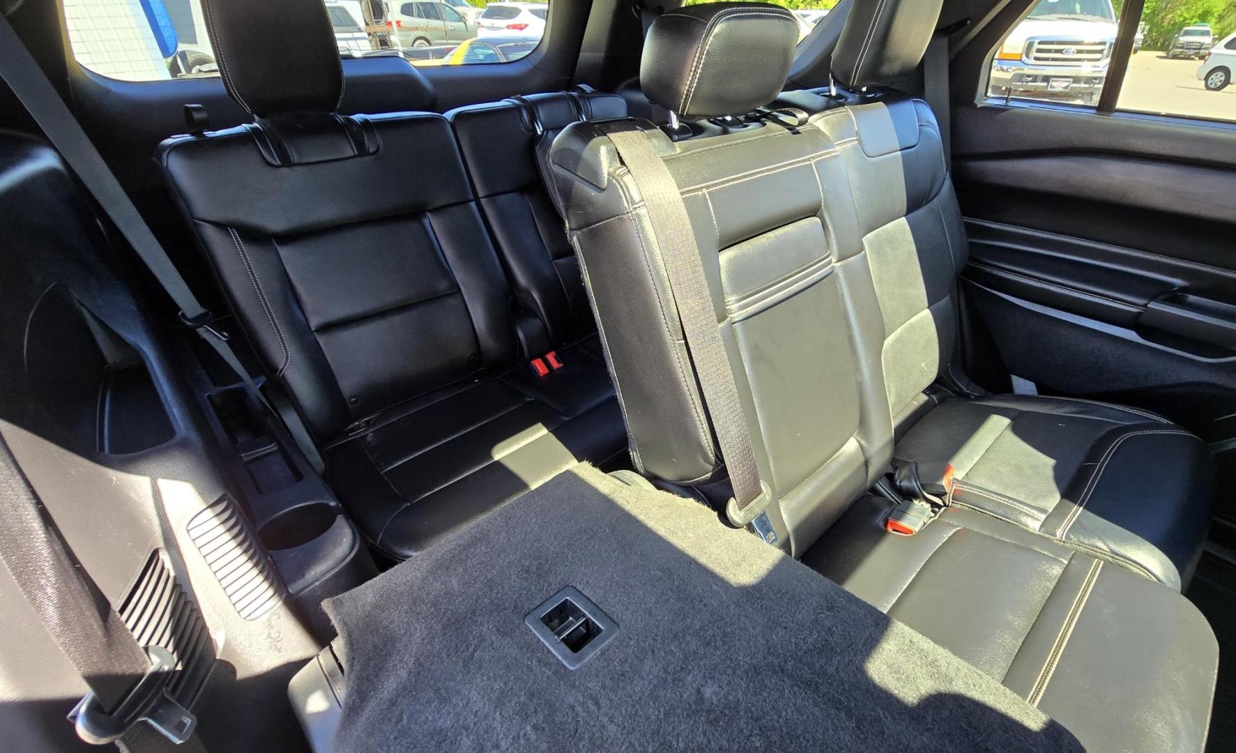 2020 Grey /Black Ford Explorer ST AWD (1FM5K8GC9LG) with an 3.3L V6 DOHC 24V engine, 10A transmission, located at 450 N Russell, Missoula, MT, 59801, (406) 543-6600, 46.874496, -114.017433 - Inspector Gadget would love this SUV. Tons of bells and whistles. 3.0L V6 Engine. 10 Speed Automatic Transmission. AWD. Navigation with Verbal Command. 360 degree camera. Front Heated and Cooled Seats. Middle Seated Seats. Panoramic Sunroof. Ford Co-Pilot Assist which has collision avoidance, Adapti - Photo#23