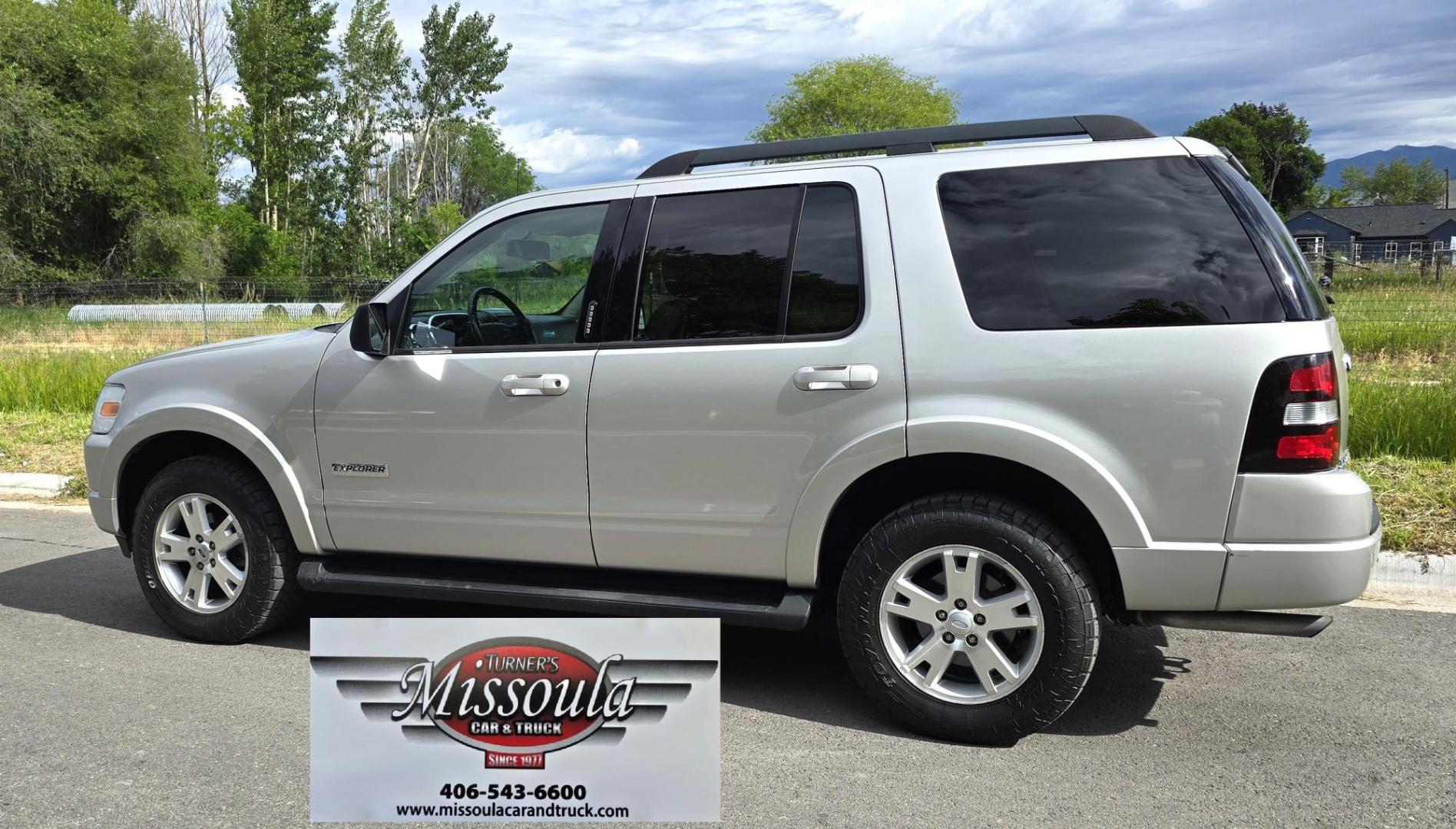 2008 Silver /Gray Ford Explorer XLT 4.0L 4WD (1FMEU73E48U) with an 4.0L V6 SOHC 16V engine, 5-Speed Automatic Overdrive transmission, located at 450 N Russell, Missoula, MT, 59801, (406) 543-6600, 46.874496, -114.017433 - Very Straight 08 Explorer with only 96K Miles. 4WD. 4.0L V6 Engine. 3rd Row Seating. Power Sunroof. Air. Cruise Tilt. Power Windows and Locks. Power Drivers Seat. Running Boards. Set up for Towing. Clean Title and Carfax. We Finance through local Credit Unions. We do NOT offer In House (Buy Her - Photo#6
